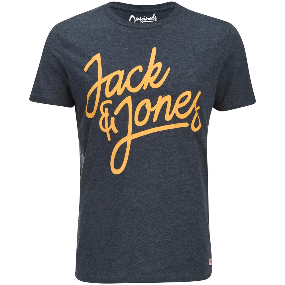 Jack & Jones Men's Originals Atom T-Shirt - Navy Blazer - S - Blauw Afbeelding 1