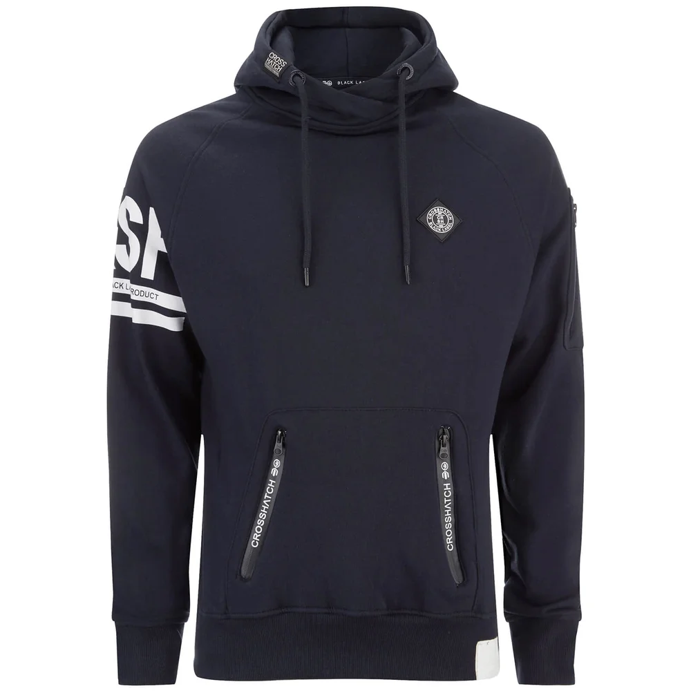 Crosshatch Men's Boost Hoody - Night Sky Navy - S - Blauw Afbeelding 1