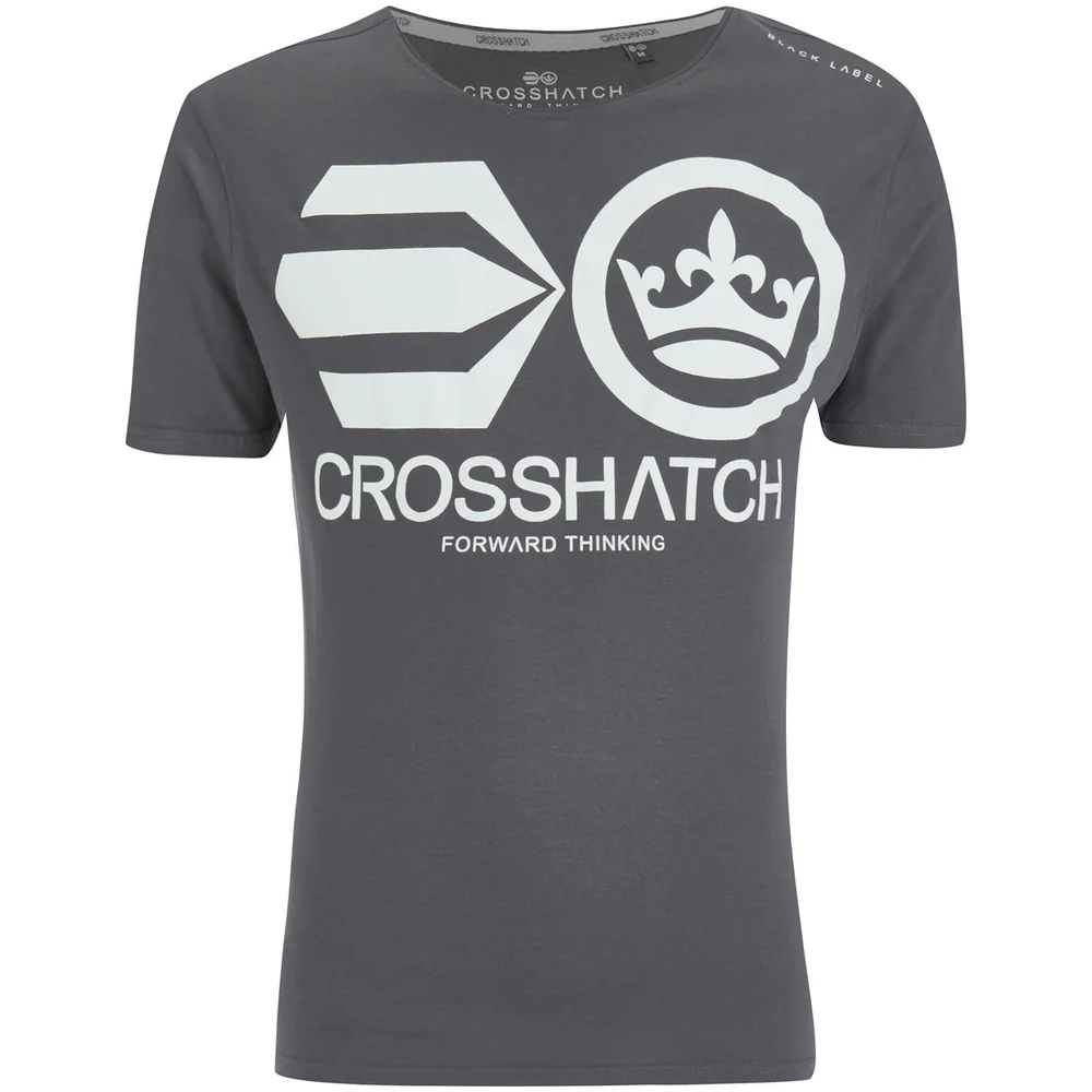 Crosshatch Men's Jomei T-Shirt - Magnet - S - Grijs Afbeelding 1