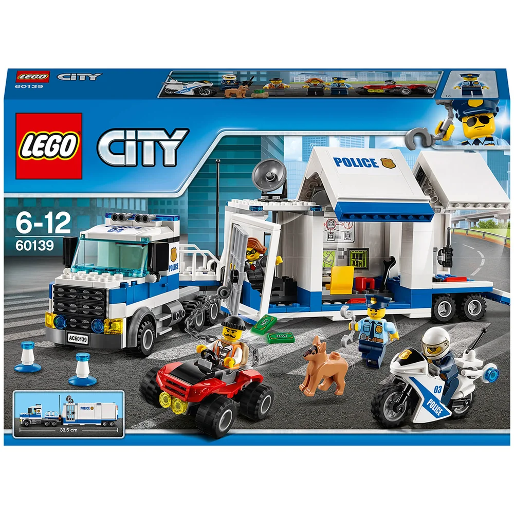 LEGO City: Police Mobile Command Center Vrachtwagen speelgoed (60139) Afbeelding 1