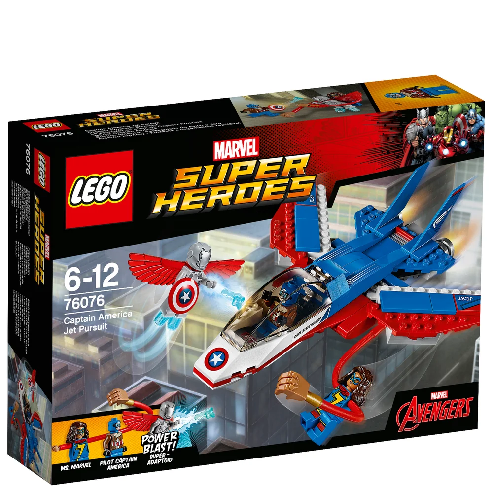 LEGO Marvel Superheroes: Captain America jet-achtervolging (76076) Afbeelding 1