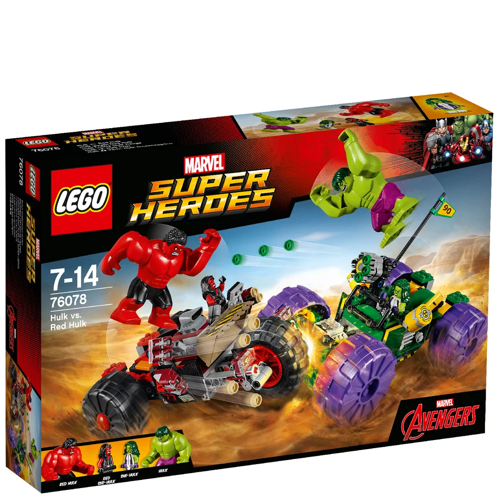 LEGO Marvel Superheroes: Hulk vs. Red Hulk (76078) Afbeelding 1