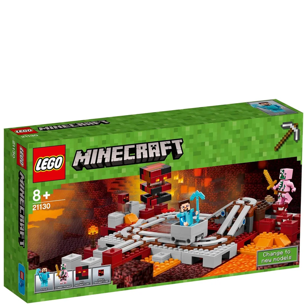 LEGO Minecraft: De Nether spoorweg (21130) Afbeelding 1