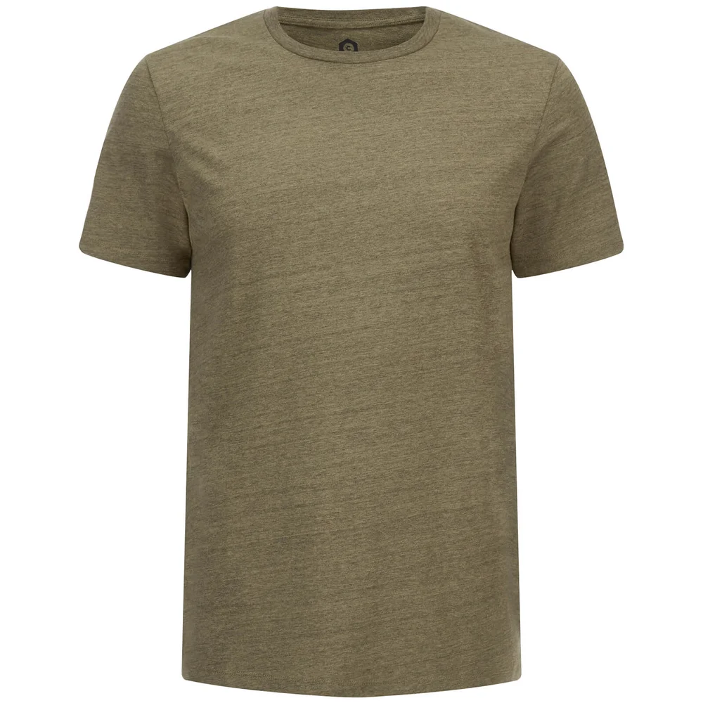 Jack & Jones Core Men's Table Textured T-Shirt - Deep Green - S - Groen Afbeelding 1