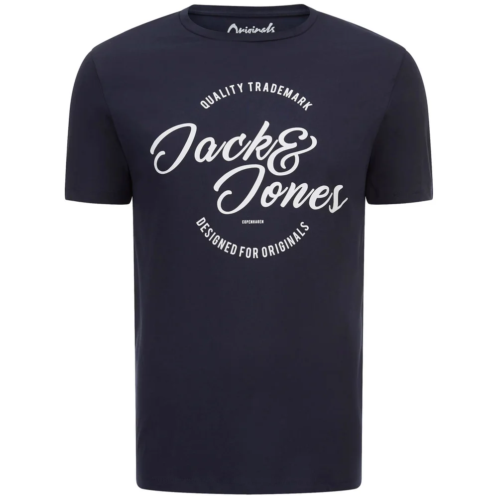 Jack & Jones Originals Men's Raffa T-Shirt - Navy Blazer - S - Blauw Afbeelding 1