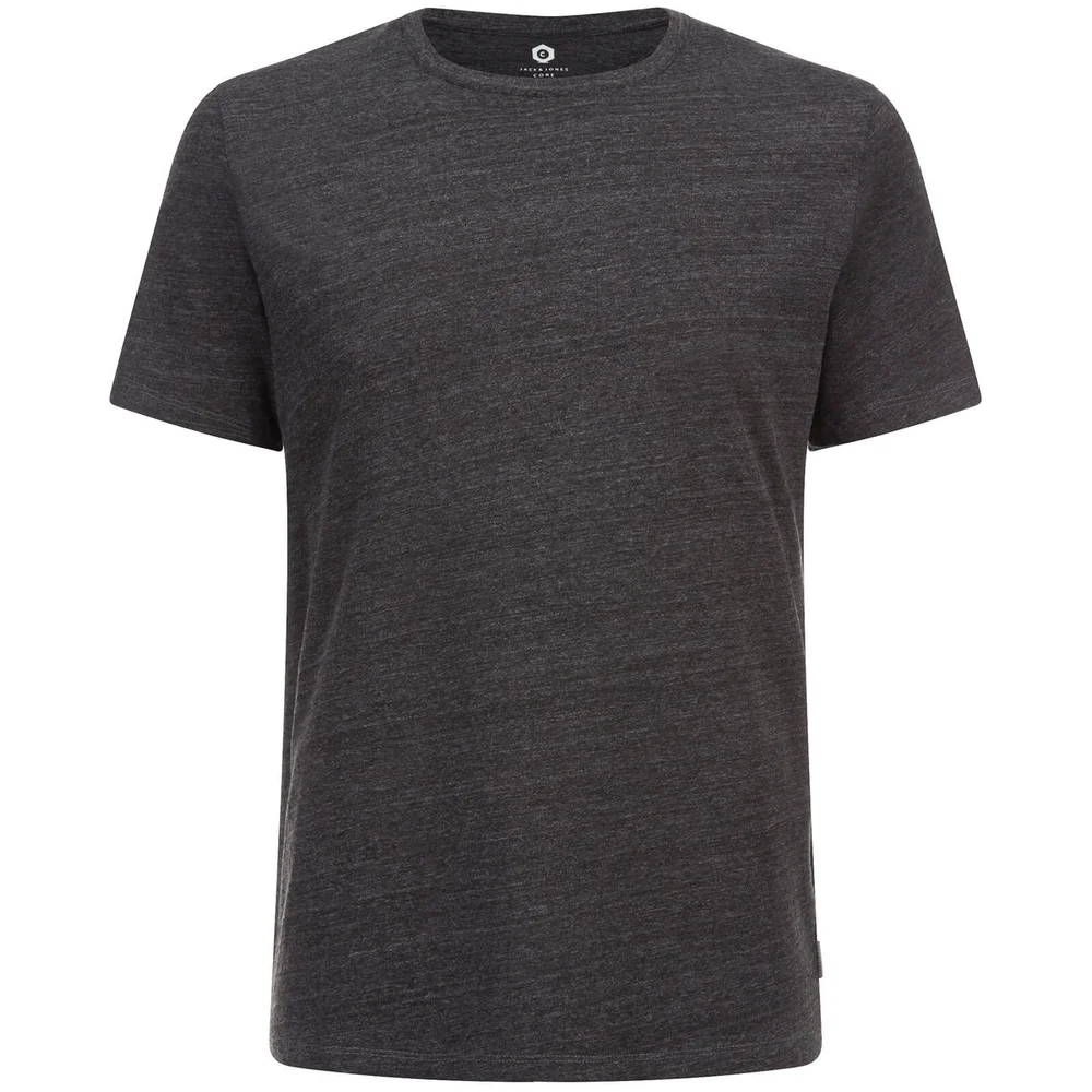 Jack & Jones Core Men's Table Textured T-Shirt - Black - S - Zwart Afbeelding 1