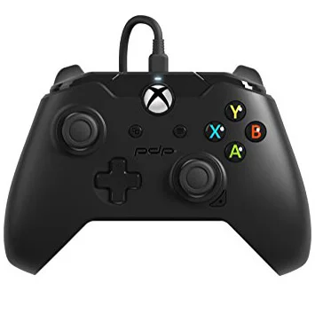 PDP Black Wired Controller Xbox One Afbeelding 1