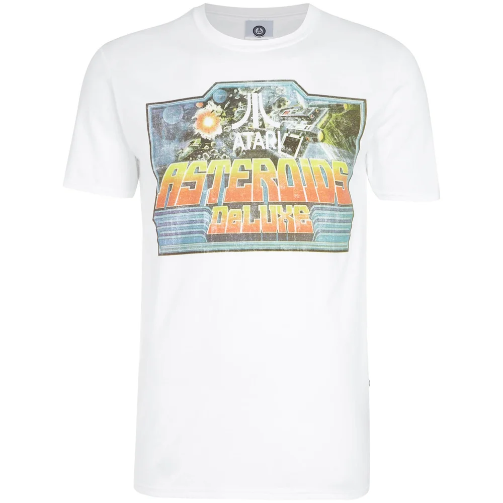 Atari Men's Asteroids Deluxe T-Shirt - White - M Afbeelding 1
