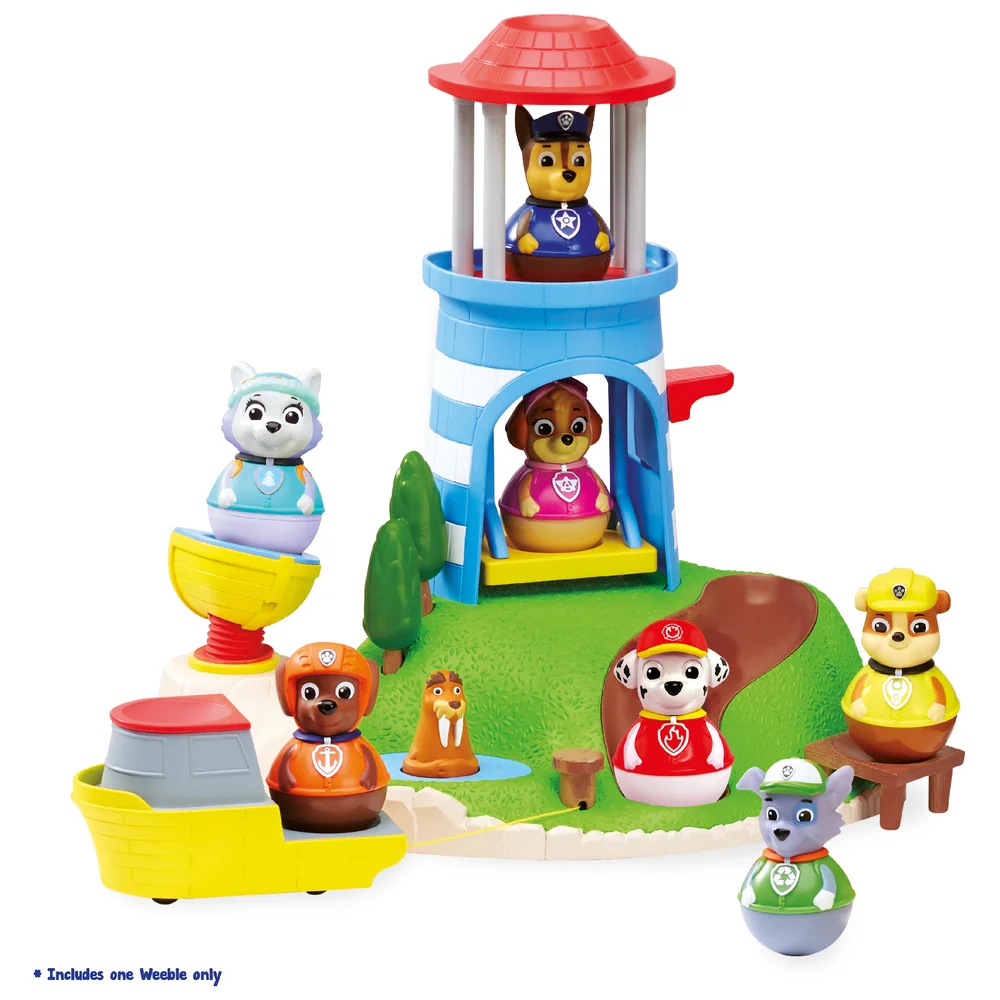 Paw Patrol Weebles Pull and Play Seal Island Playset Afbeelding 1