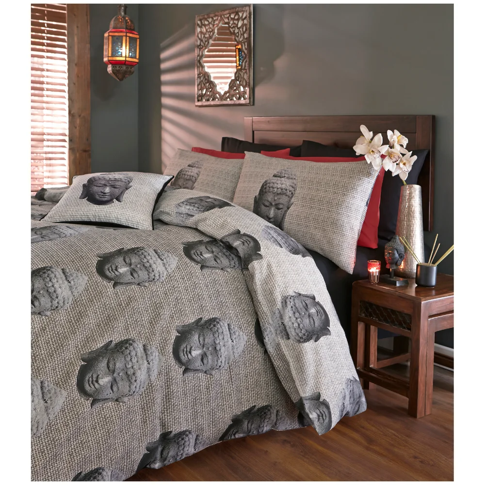 Catherine Lansfield Thai Buddha Bedding Set - Multi - Single - Multi Afbeelding 1