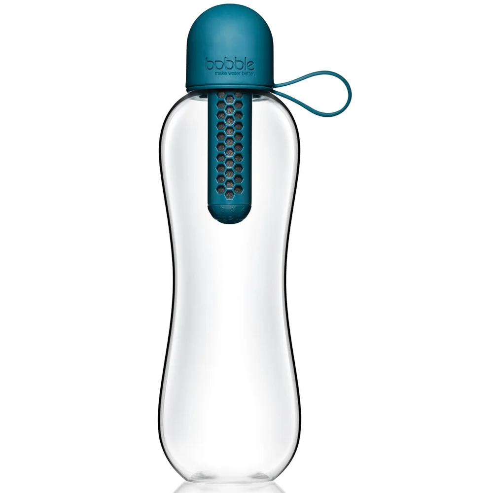 bobble Infuse Filtered Water Bottle 590ml - Peacock Afbeelding 1