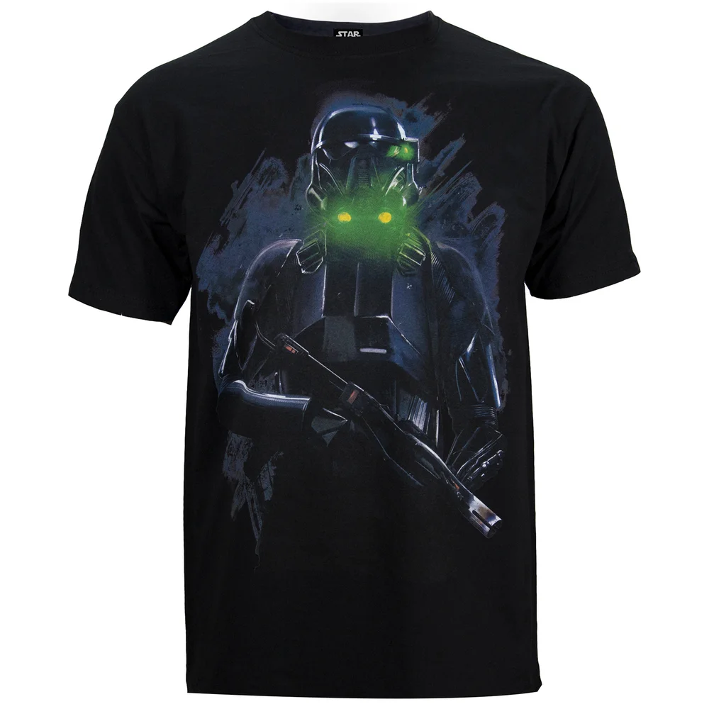 Star Wars: Rogue One Death Trooper Heren T-Shirt - Zwart - S - Zwart Afbeelding 1