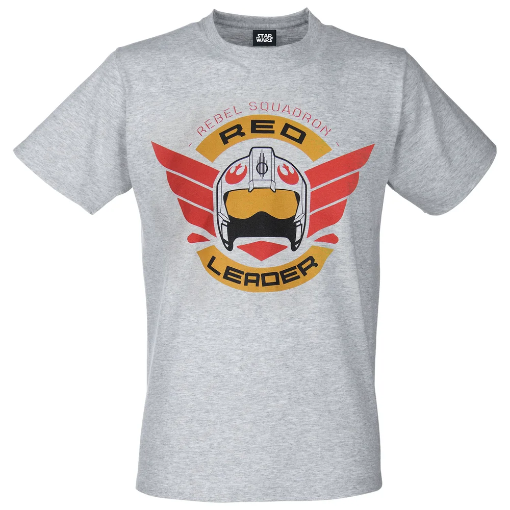 Star Wars: Rogue One Red Leader Heren T-Shirt - Grijs - S - Grijs Afbeelding 1