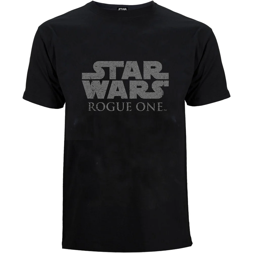 Star Wars: Rogue One Star Wars Logo Heren T-Shirt - Zwart - S - Zwart Afbeelding 1