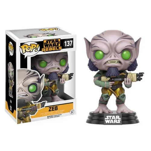 Star Wars Rebels Zeb Funko Pop! Bobblehead Figuur Afbeelding 1