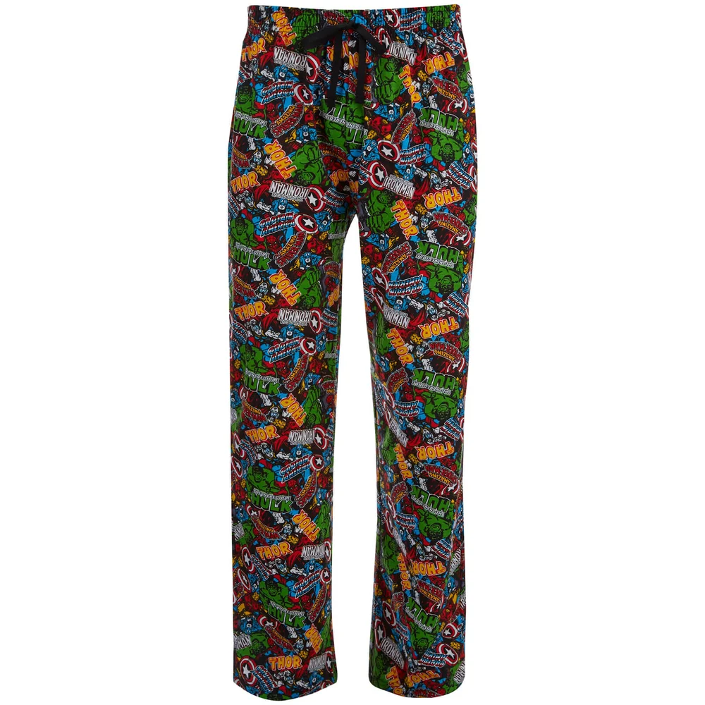 Marvel Comics Mannen Avengers Lounge Broek - S - Multi Afbeelding 1
