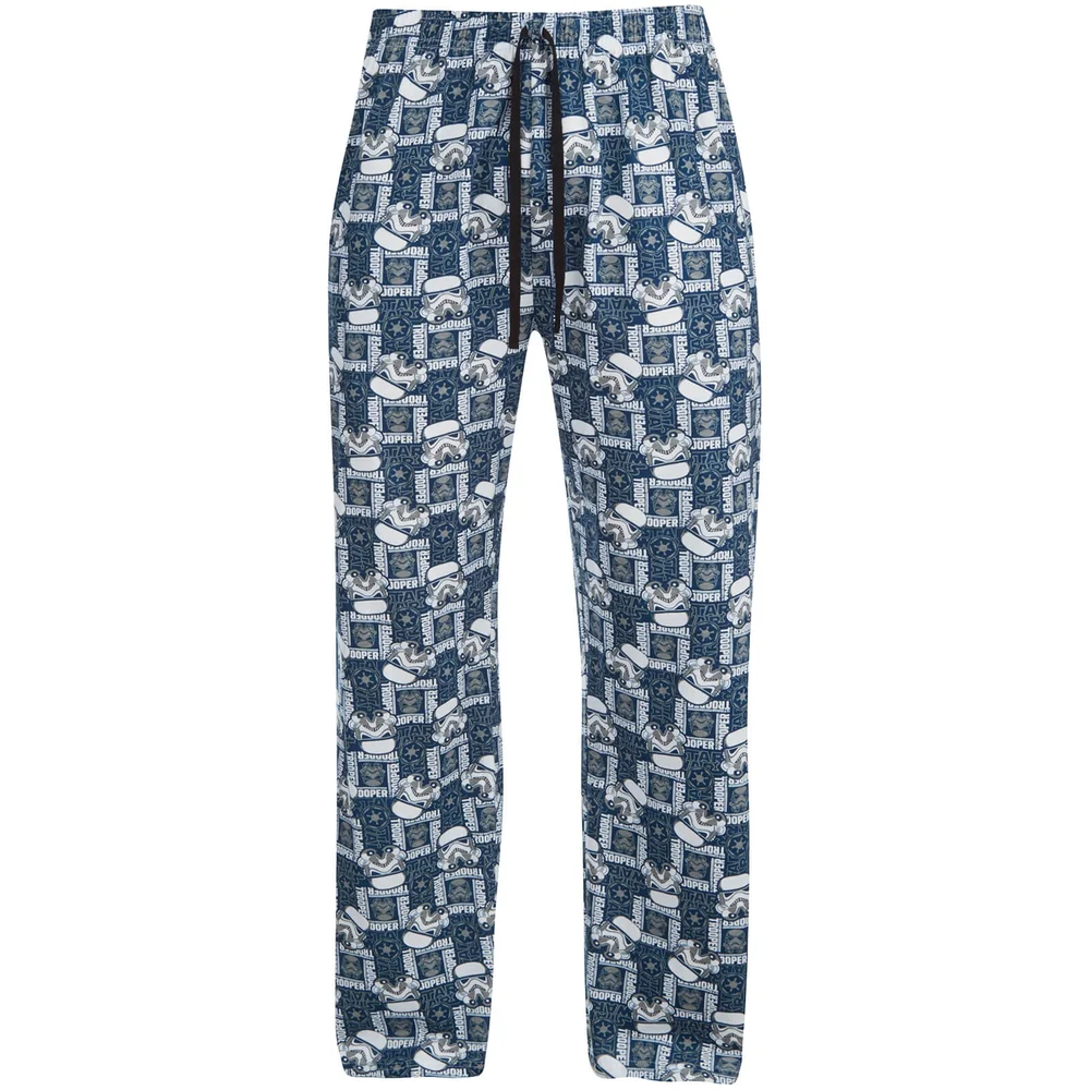 Star Wars Mannen Stormtrooper Lounge Broek - Blauw - S - Blauw Afbeelding 1