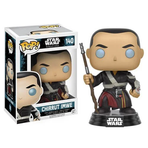 Star Wars Rogue One Chirrut Imwe Funko Pop! Bobblehead Figuur Afbeelding 1