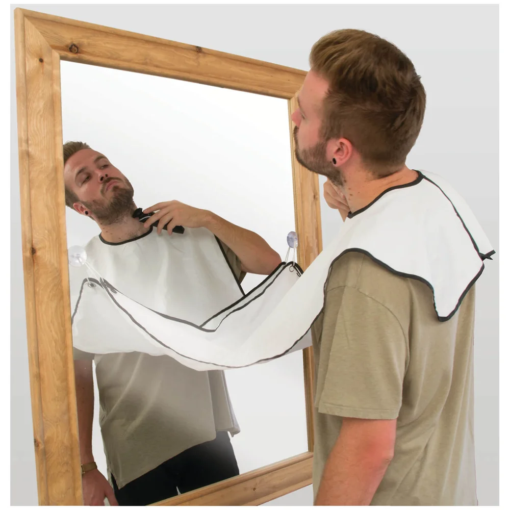 Beard Buddy Trimmer Bib - Wit Afbeelding 1