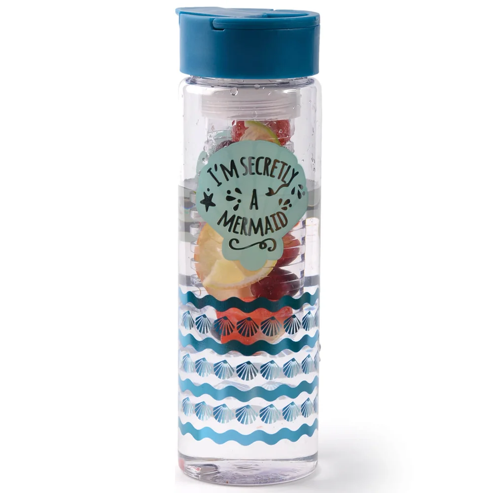 Mermaid Infuser Flask - Blue Afbeelding 1