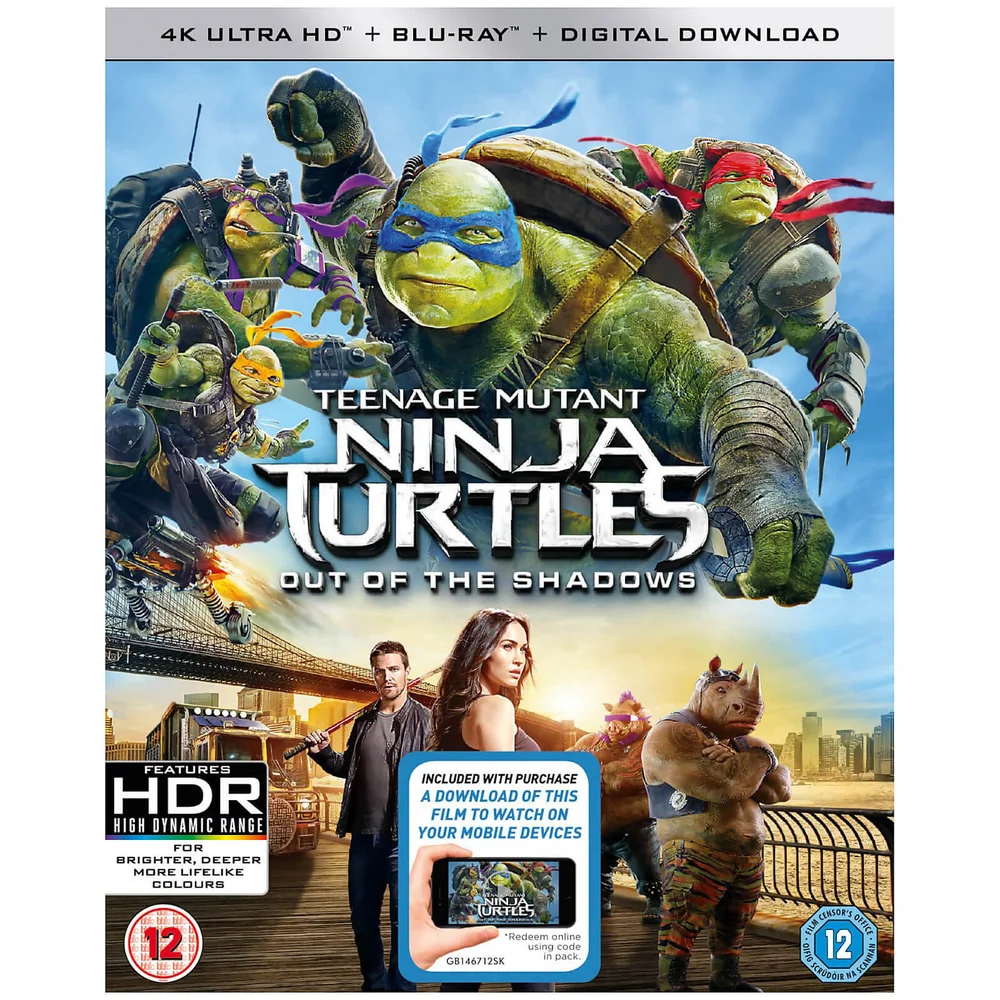 Teenage Mutant Ninja Turtles: Out Of The Shadows - 4K Ultra HD Afbeelding 1