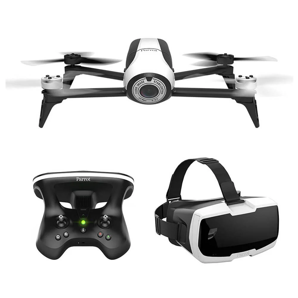 Parrot Bebop 2 Quadcopter Drone with Skycontroller 2 and Cockpit FPV Glasses Afbeelding 1