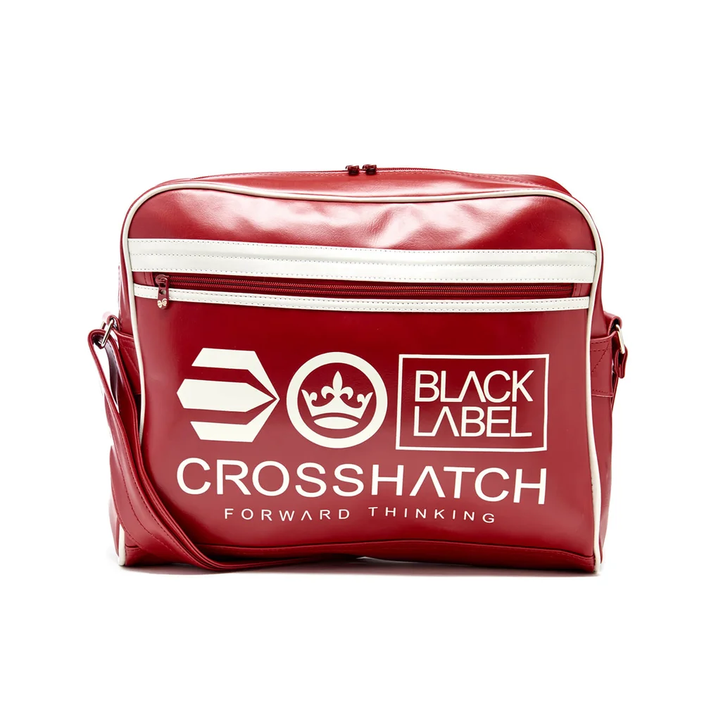 Crosshatch Oakbrook Shoulder Messenger Bag - Chilli Red Afbeelding 1