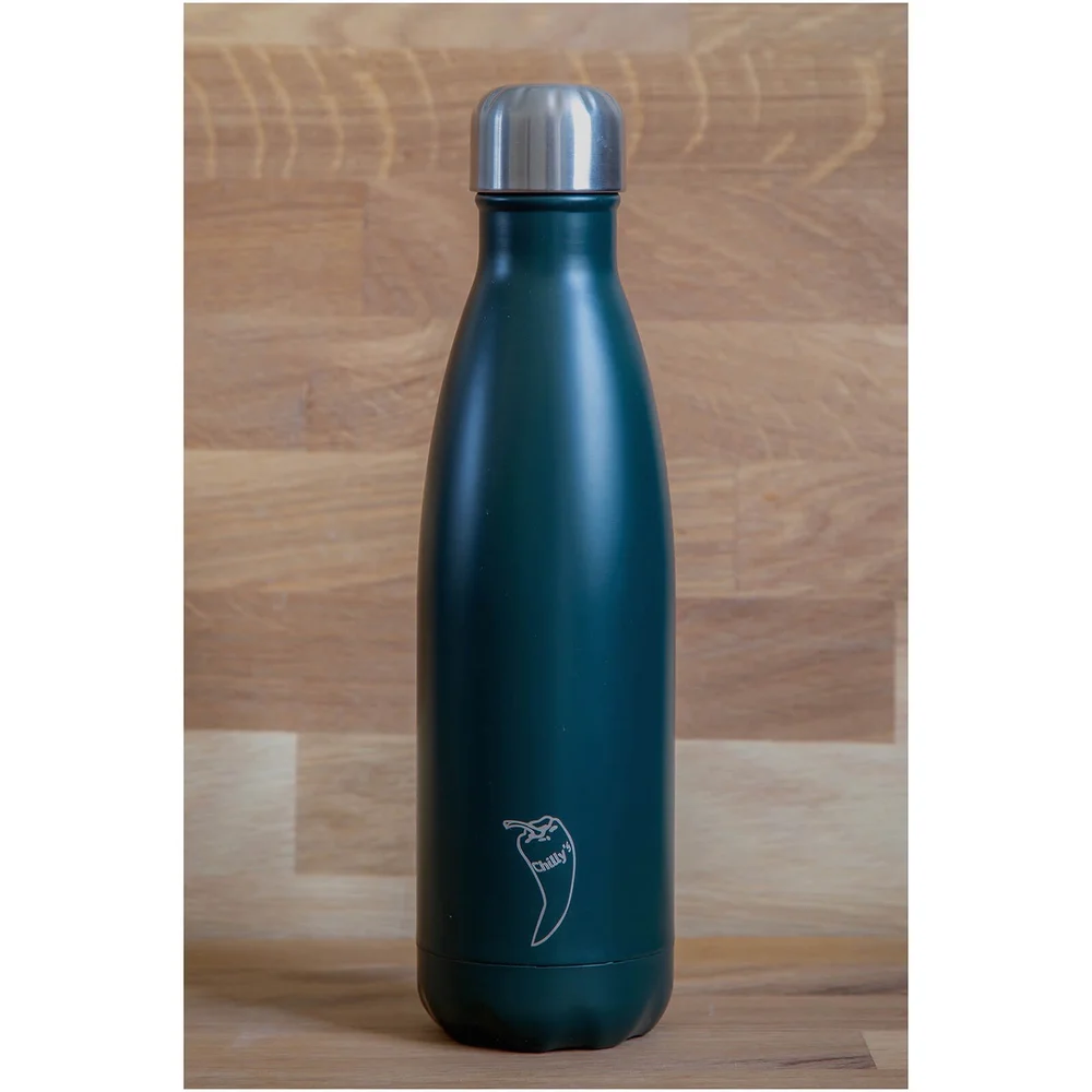 Chilly's Bottles 500ml - Mat Groen Afbeelding 1