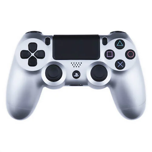 Playstation 4 Custom Controller - Gloss Silver Edition Afbeelding 1