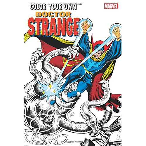 Kleur je eigen Doctor Strange stripboek Afbeelding 1