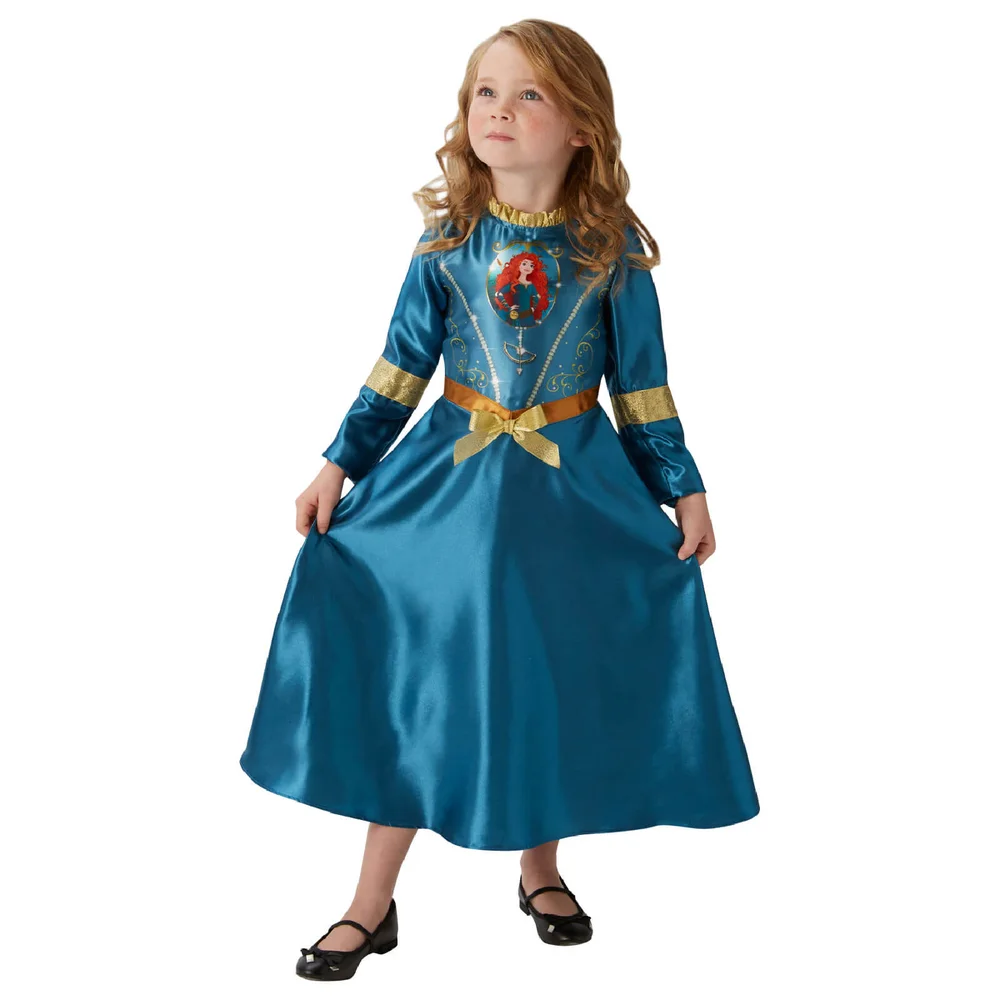 Disney Girls' Brave Merida Fancy Dress Costume - S - Blauw Afbeelding 1