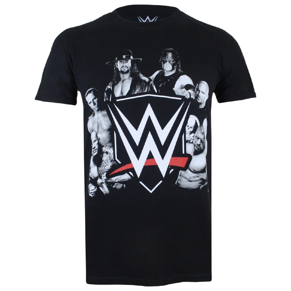WWE Group Heren T-Shirt - Zwart - S - Zwart Afbeelding 1