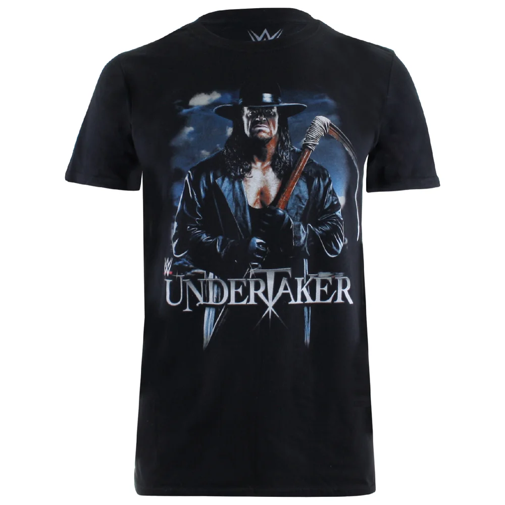 WWE Undertaker Scythe Heren T-Shirt - Zwart - S Afbeelding 1
