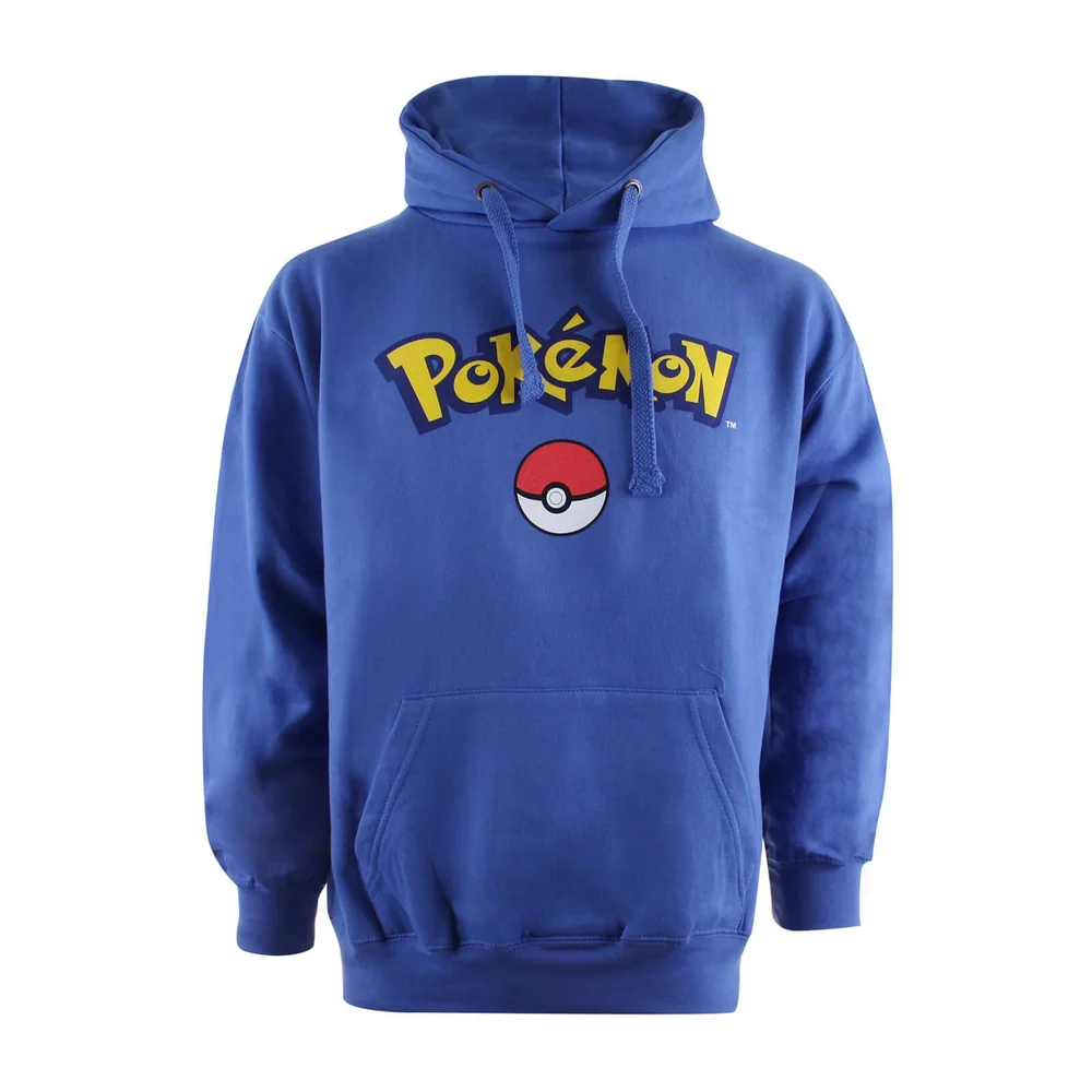 Pokémon Men's Logo Hoody - Royal Blue - S - Blauw Afbeelding 1