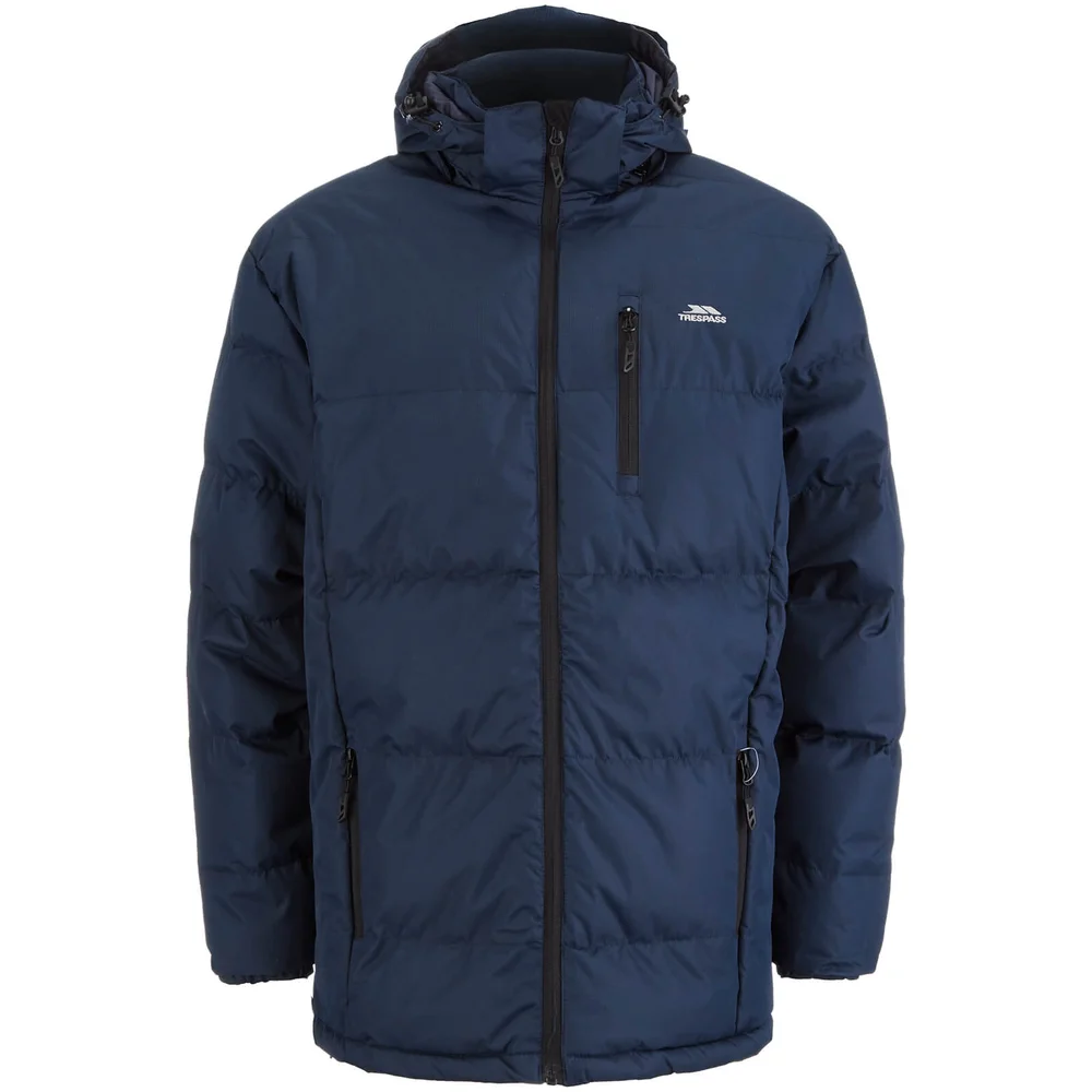 Trespass Men's Clip Waterproof Padded Coat - Navy - S - Blauw Afbeelding 1
