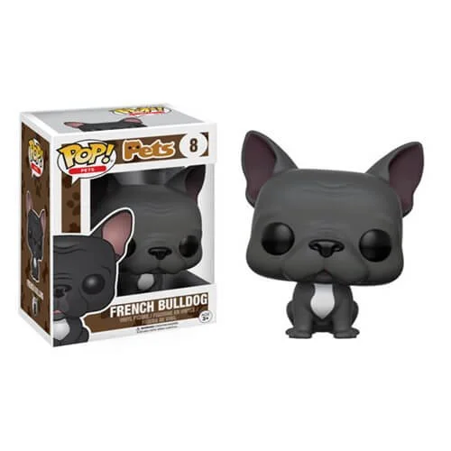 Pop! Pets Gray French Bulldog Funko Pop! Figuur Afbeelding 1