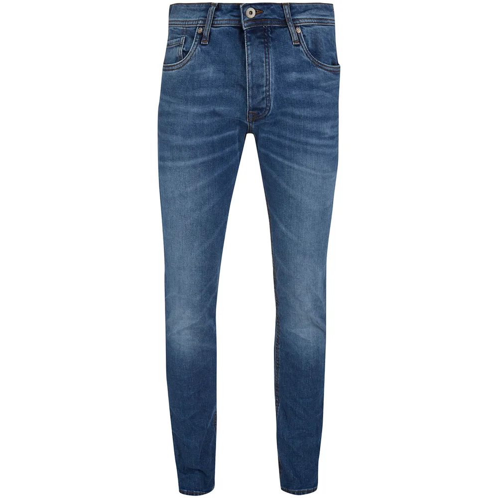 Jack & Jones Original Men's Tim Slim Fit Jeans - Mid Blue - 30S - Navy blauw Afbeelding 1
