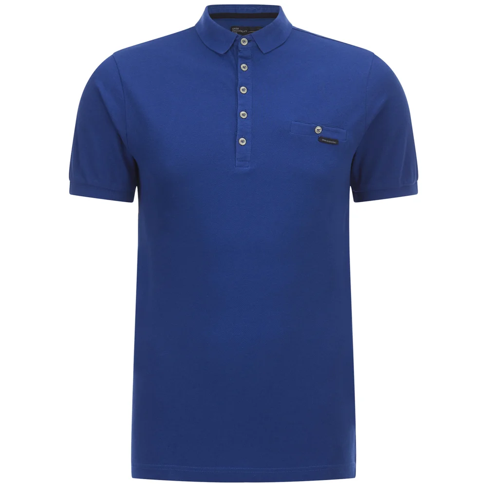 Dissident Men's Dunraven Polo Shirt - Monaco Blue - S - Blauw Afbeelding 1