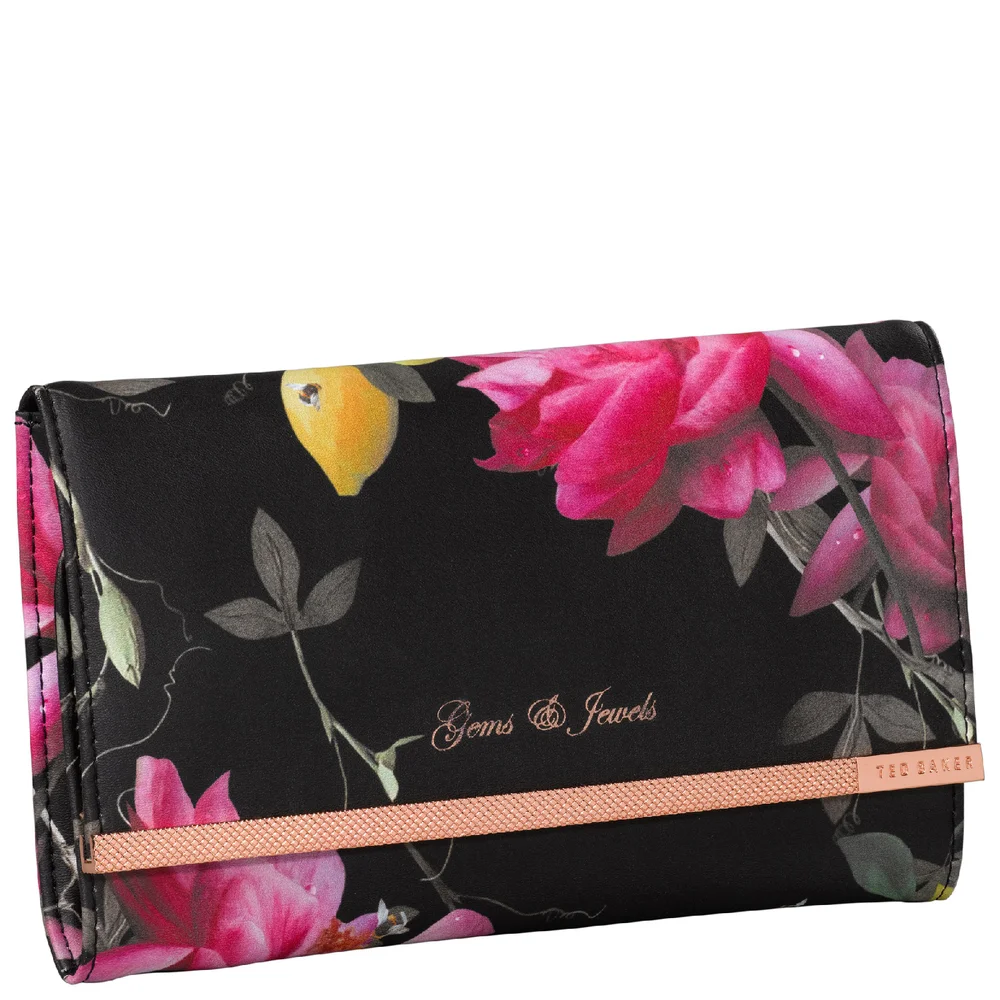 Ted Baker Black Jewellery Roll - Citrus Bloom Range Afbeelding 1