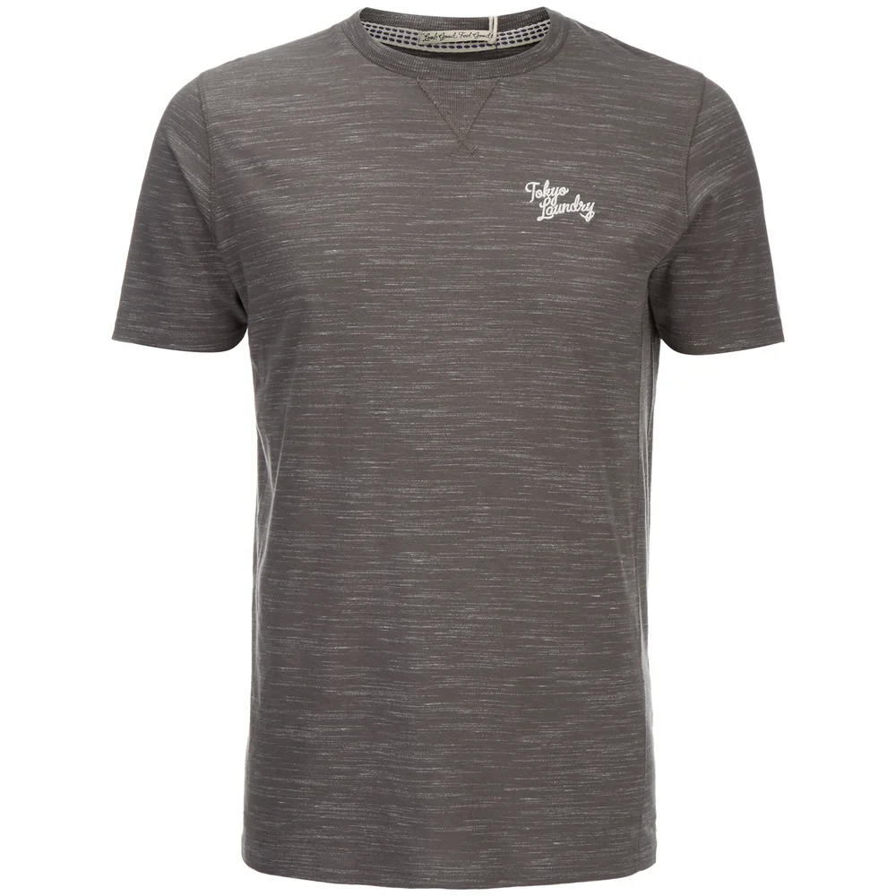 Tokyo Laundry Men's Nome Lake T-Shirt - Antique Gunmetal - S - Grijs Afbeelding 1