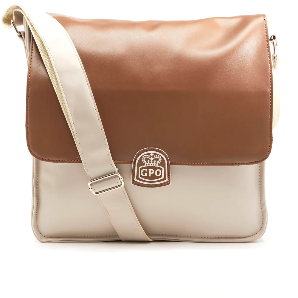 GPO Record Bag - Cream/Tan Afbeelding 1