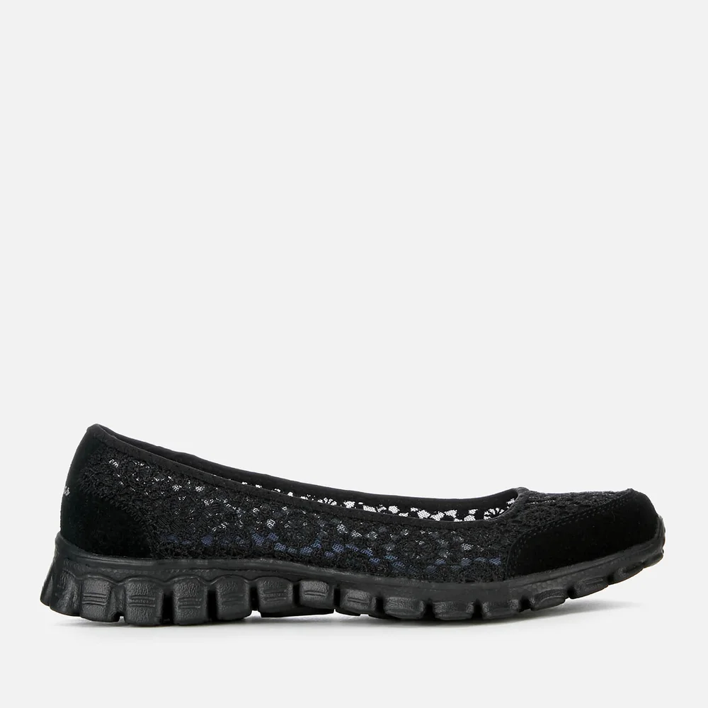 Skechers Women's EZ Flex 2 Flighty Shoes - Black - UK 4/EU 37 - Zwart Afbeelding 1