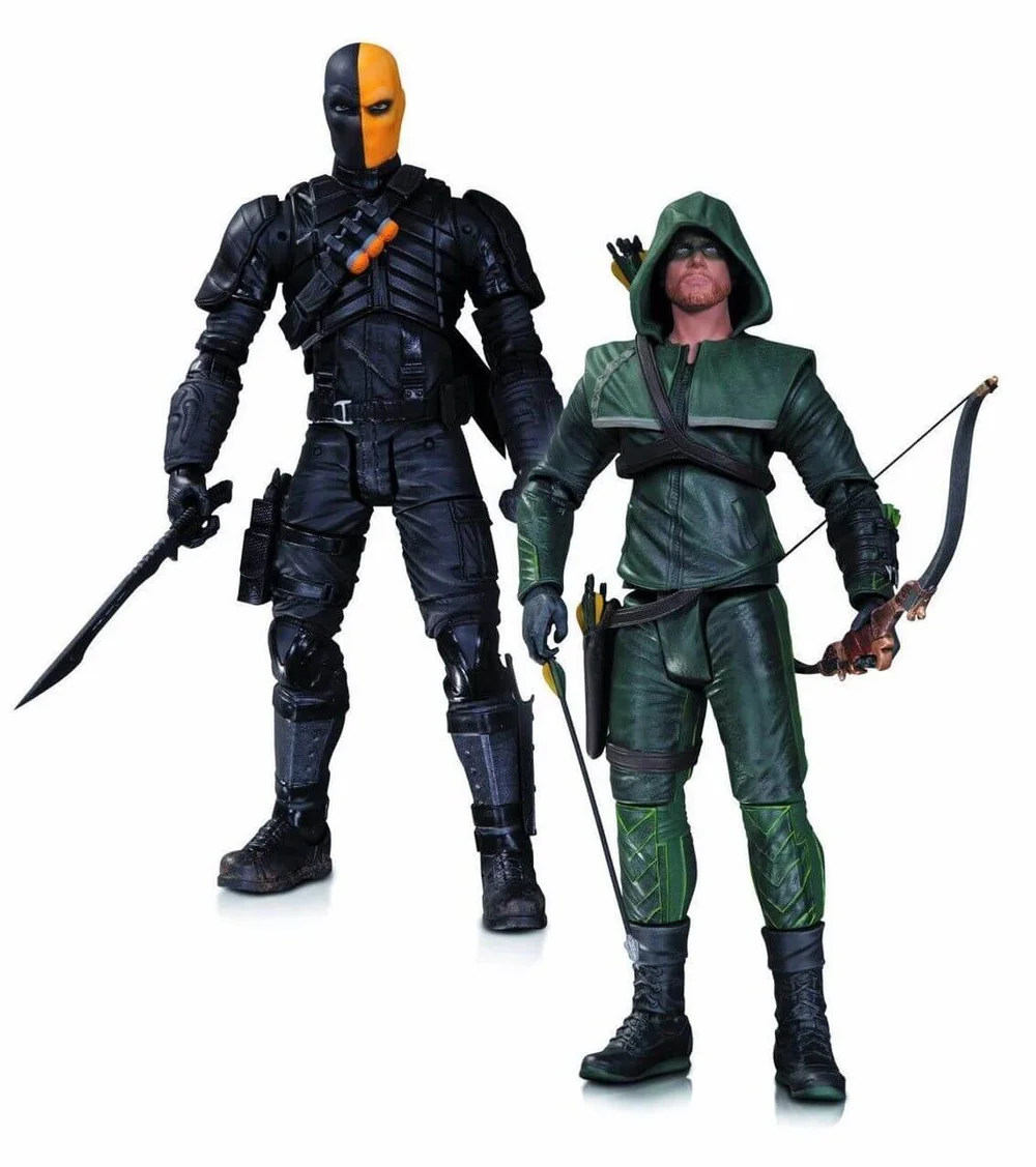 DC Collectibles Arrow Oliver Queen and Deathstroke Action Figure 2-Pack Afbeelding 1