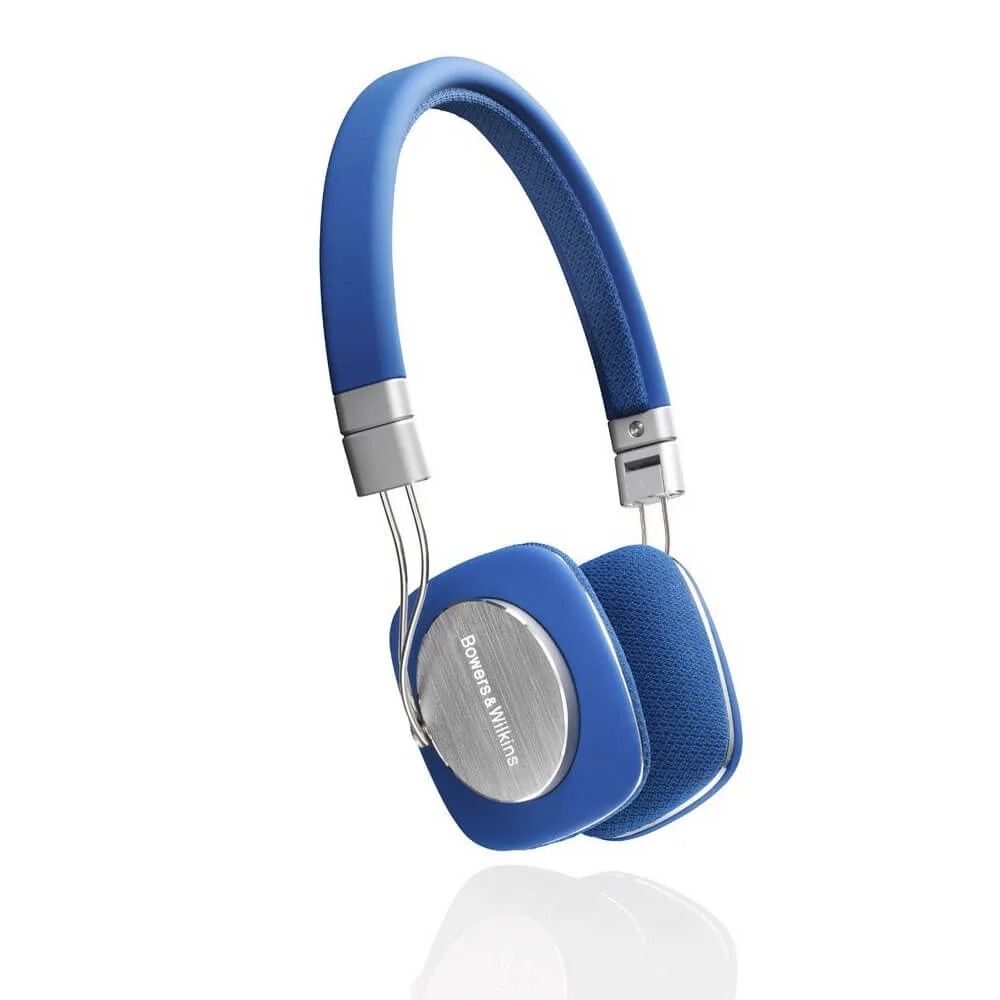 Bowers & Wilkins P3 On-Ear Headphones - Blue - Grade A Refurbished Afbeelding 1