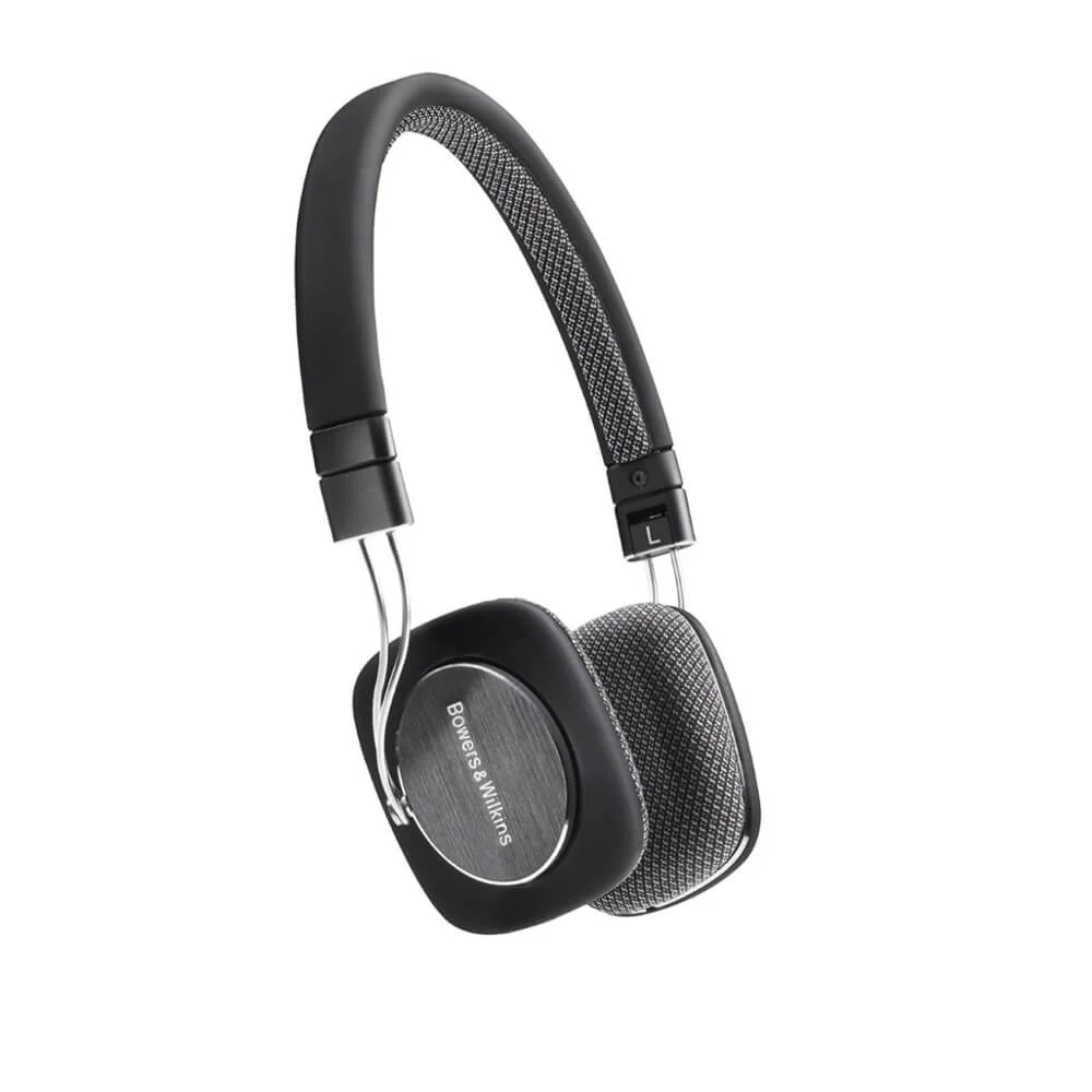 Bowers & Wilkins P3 On-Ear Headphones - Black - Grade A Refurbished Afbeelding 1