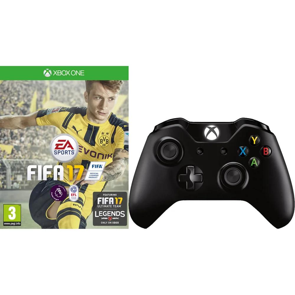 FIFA 17 With Xbox One Wireless Controller Afbeelding 1