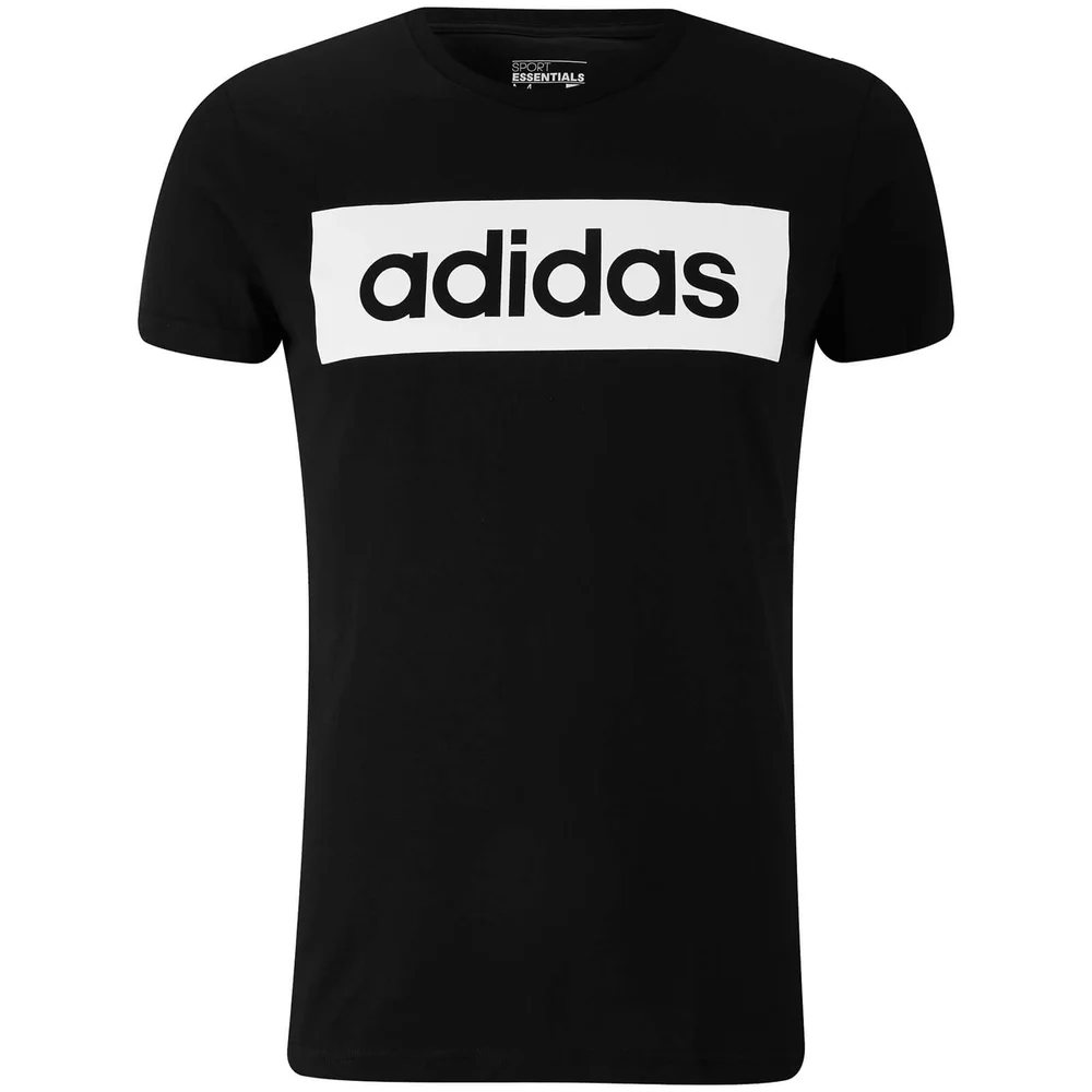 adidas Men's Sports Essential T-Shirt - Black - M - Zwart Afbeelding 1