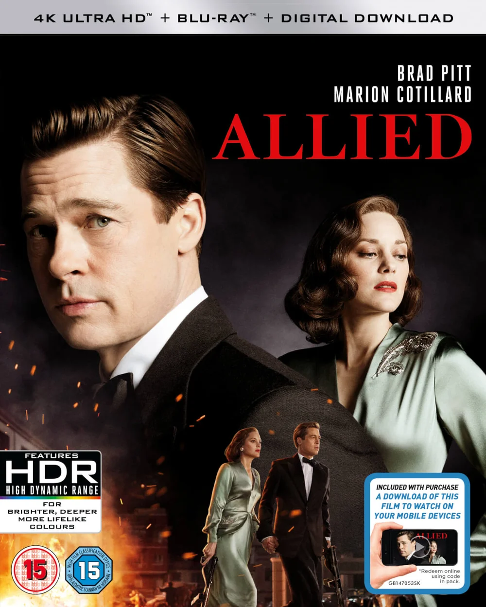 Allied - 4K Ultra HD Afbeelding 1