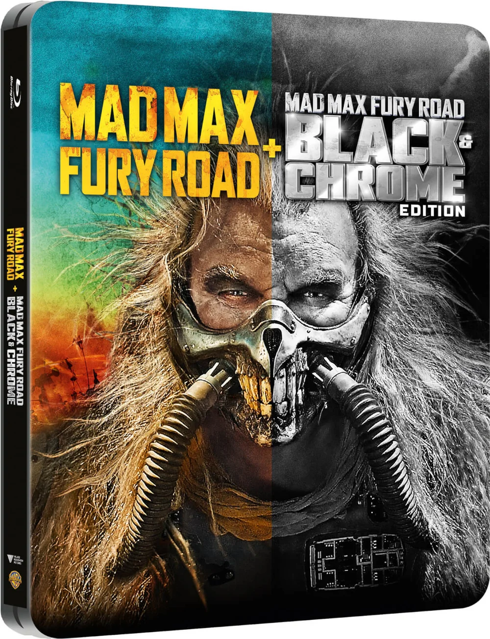 Mad Max: Fury Road Black & Chrome Editie - Zavvi exclusief steelbook (inclusief Theatrical Cut in kleur) Afbeelding 1
