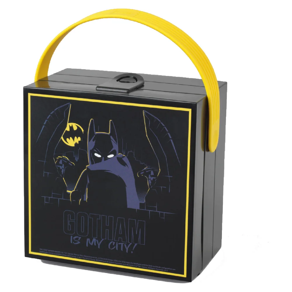 LEGO Batman Lunch Box with Handle - Black Afbeelding 1